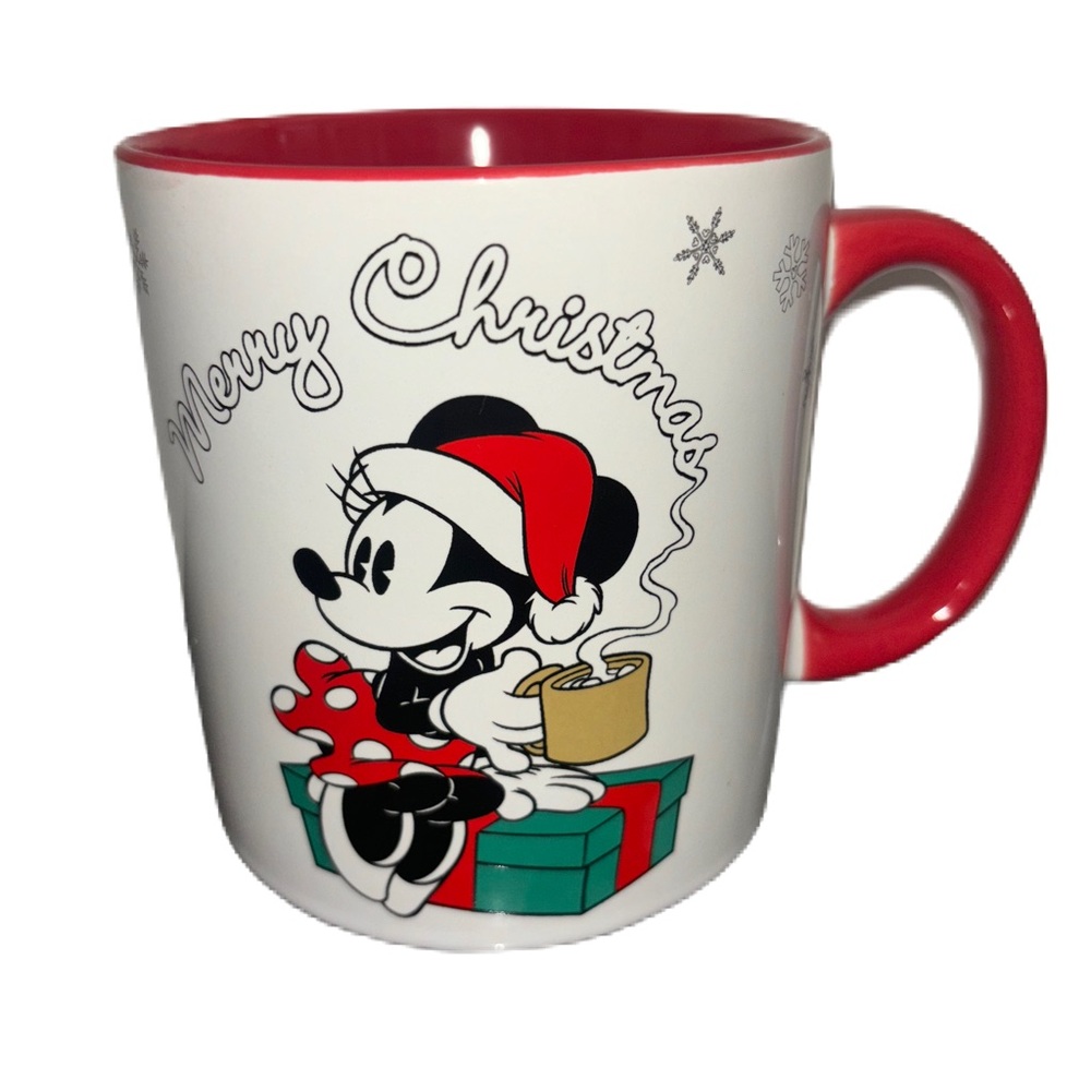 Minnie Mouse Merry Christmas Holiday 20 oz Coffee Mug Novelty Gifts Collectibles